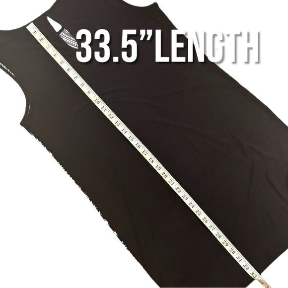 Banana Republic Black and White Geometric Pattern Dress Sz M - Picture 7 of 10